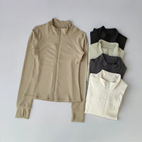 Women's Activewear Running Jacket – Long Sleeve Training Top